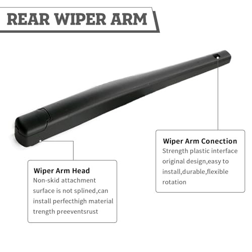 Rear Wiper Arm & Blade Kit,Exact-Fit Replacement for Ford Expedition 16-17