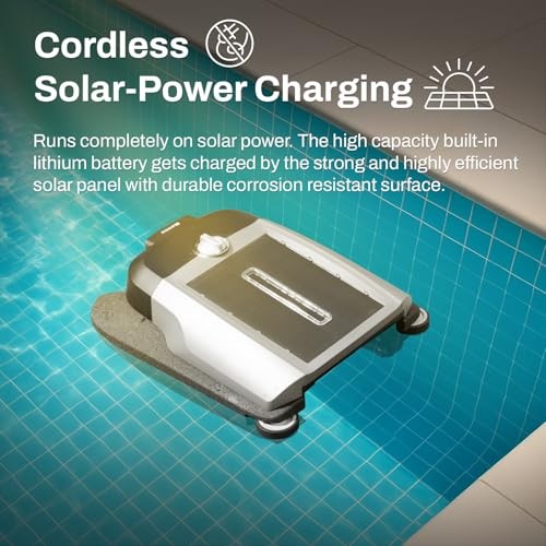 Betta Flex Solar Skimmer Cordless Pool Cleaner Dual Mode Grey