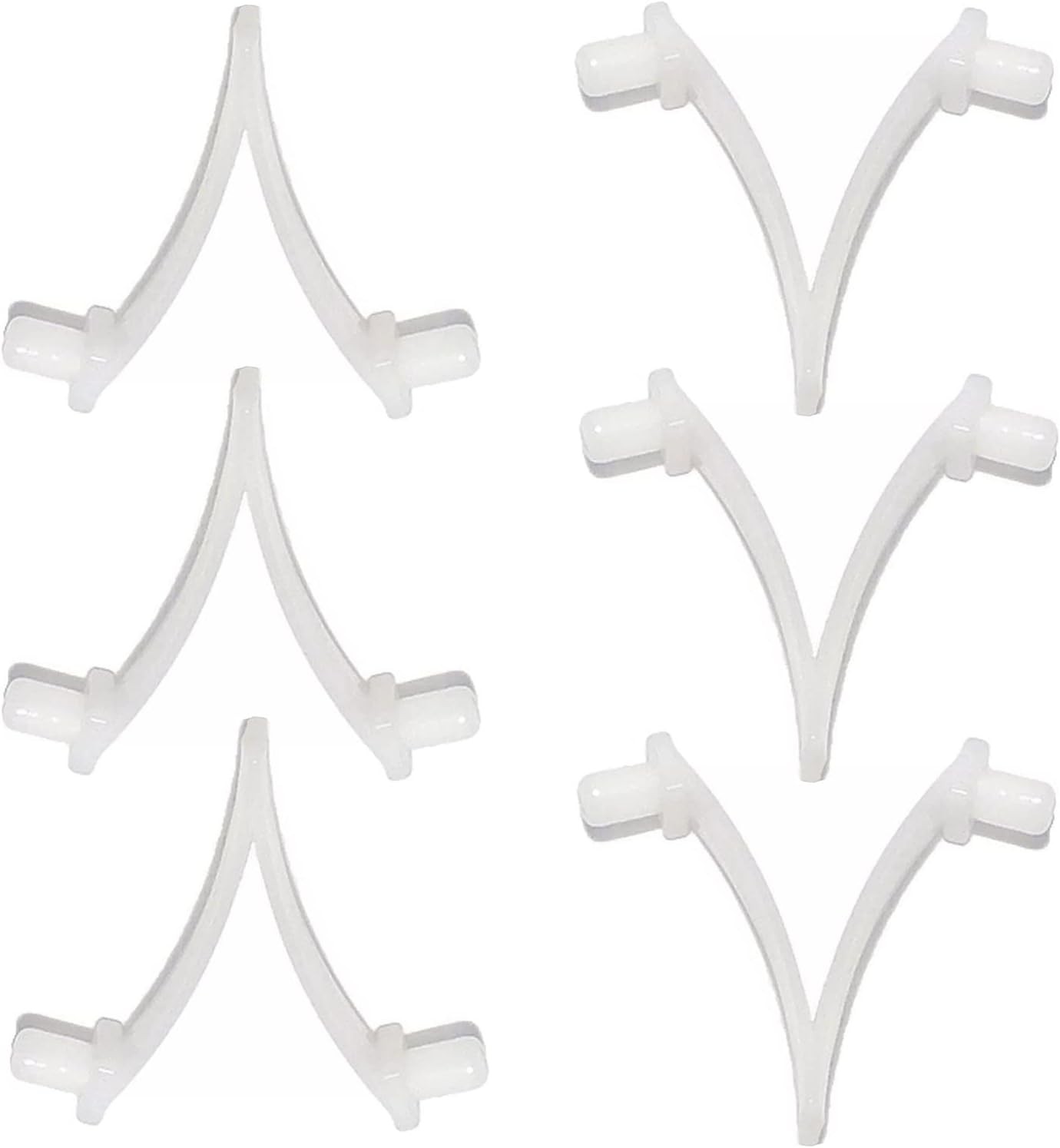 Butterfly Pool Clips-6 Pack Attachment Clips for Swimming Pool Brush, Skimmer, V