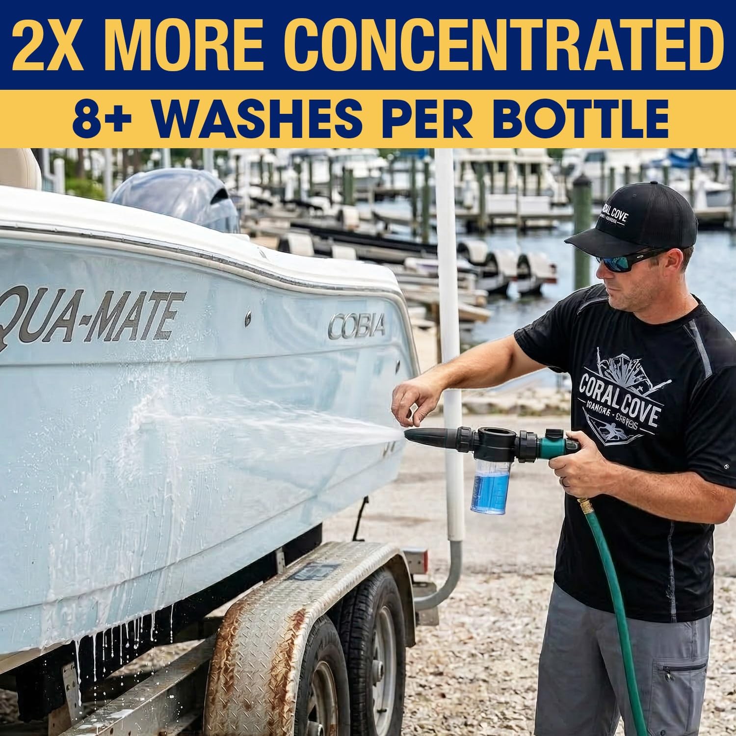 Concentrated Salt Remover + Corrosion Protection – 32 Fl Oz (Pack of 1), Blue