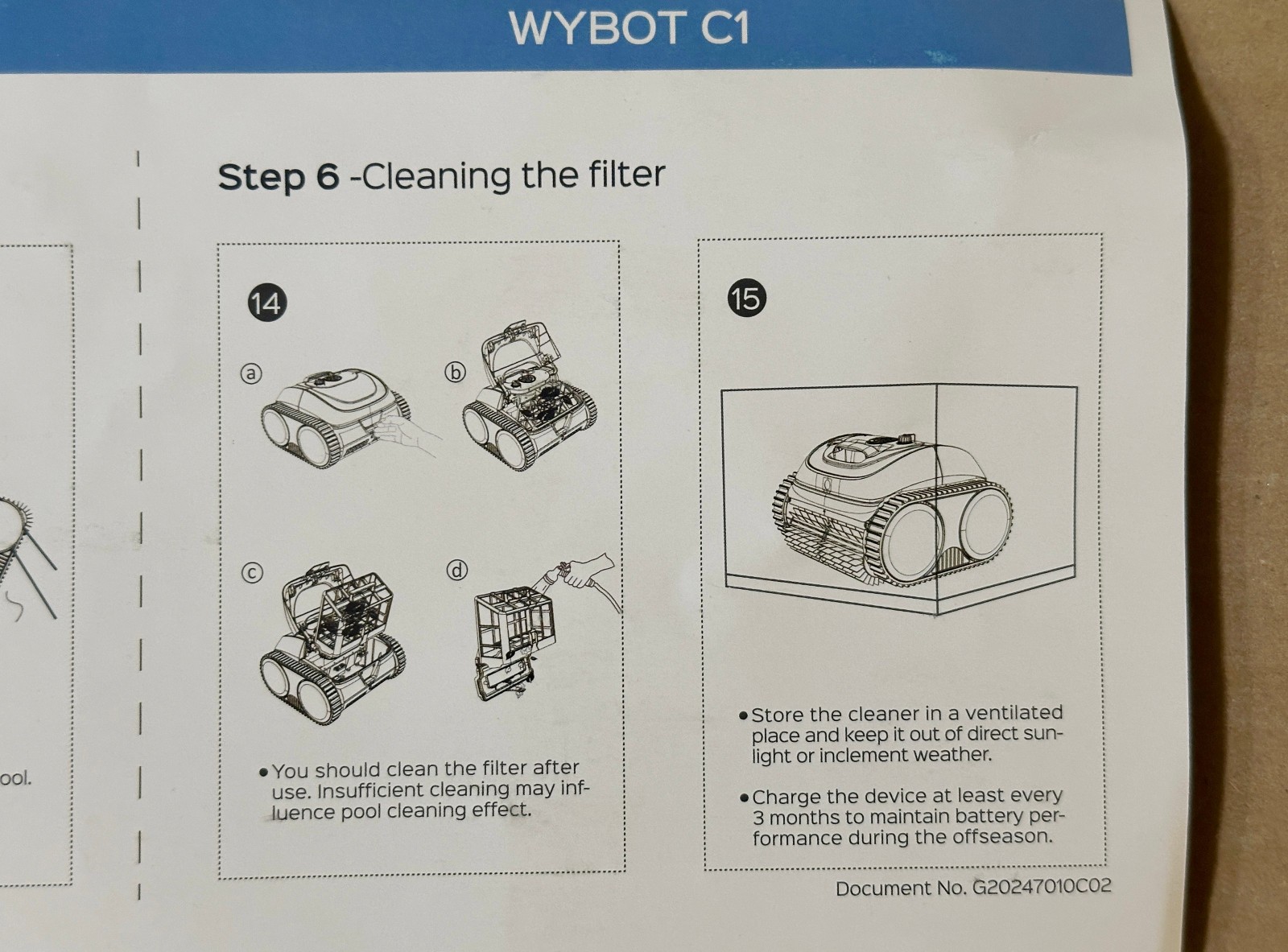 WYBOT C1 Robotic Pool Vacuum for Inground Pools *OPEN BOX – NEW* 150 min Runtime