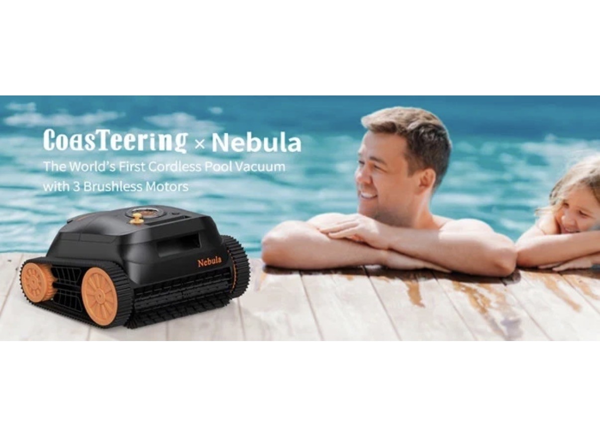 Nebula Cordless Robotic Pool Cleaner Wall Climbing Waterline 3H Runtime