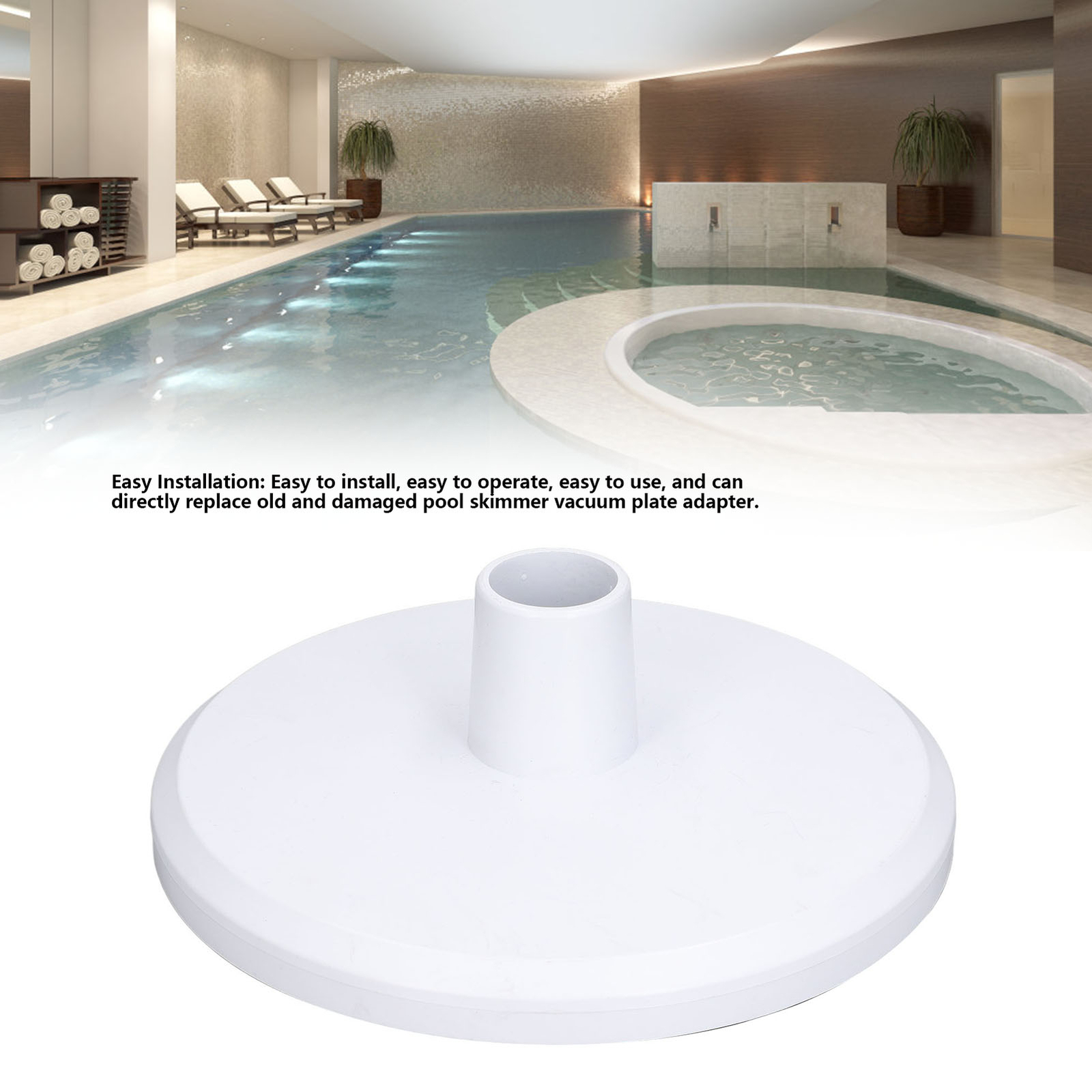 New Swimming Pool Skimmer Vac Vacuum Hose Adapter Plate Parts Cleaning Access AC