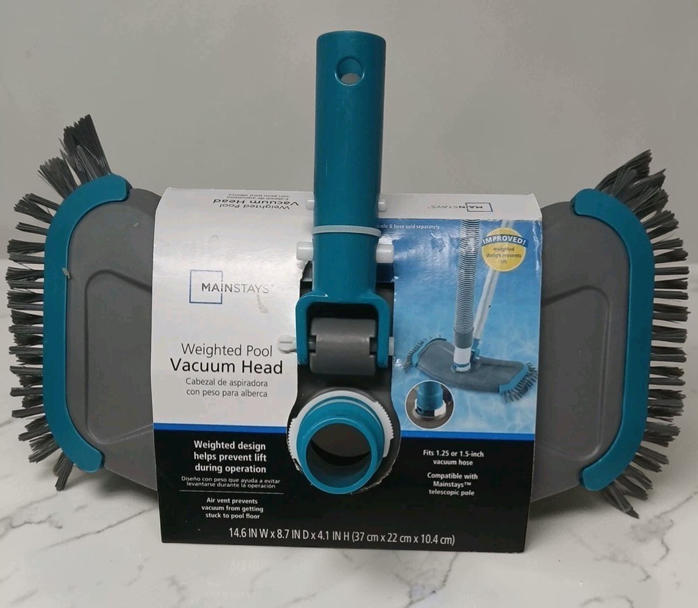 14&Prime; Weighted Pool Vacuum Head with Air Valve Fit 1 -1/4 & 1- 1/2&Prime;