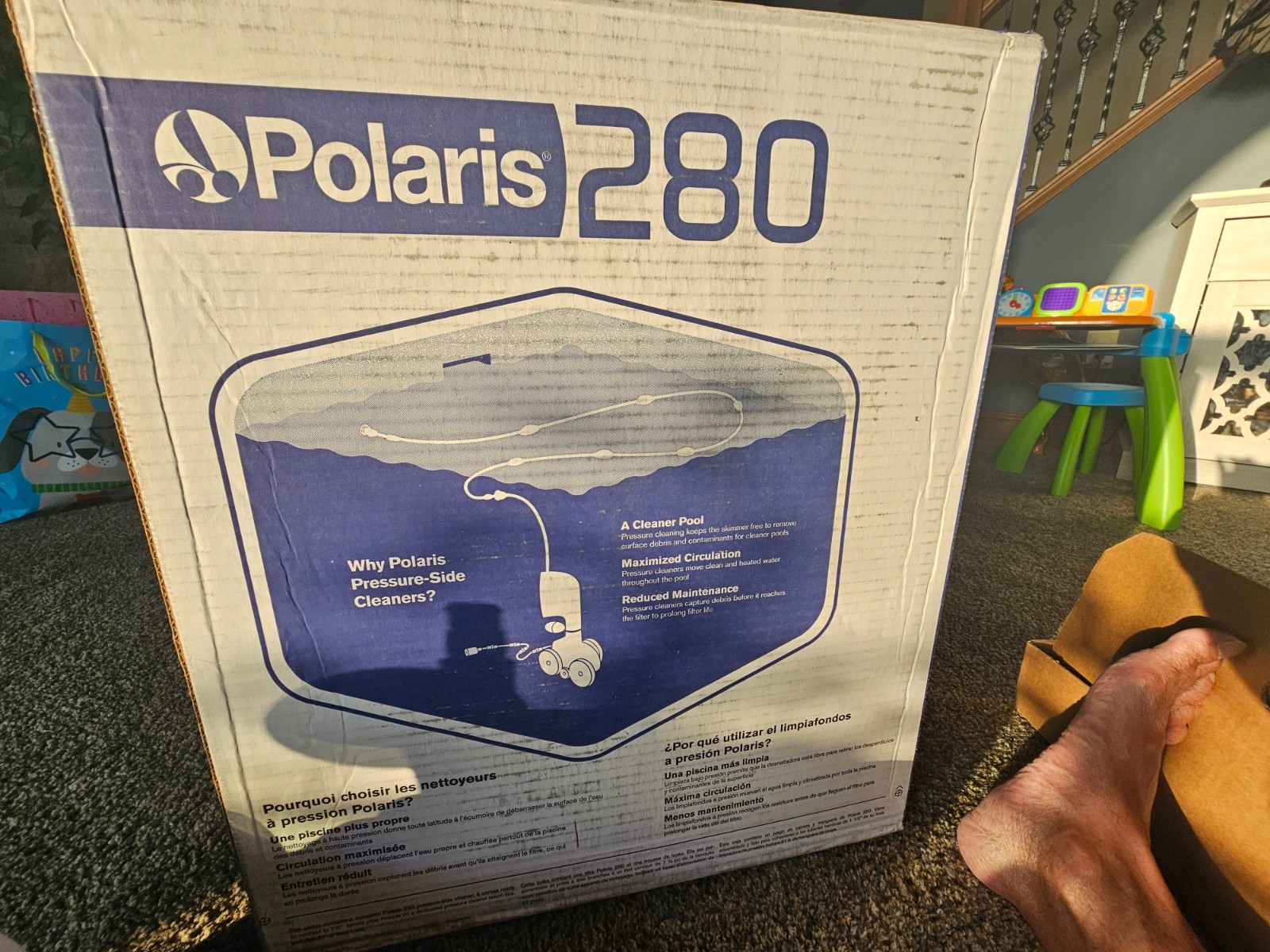 Polaris 280 Pressure Side Automatic Pool Cleaner ***New In Box