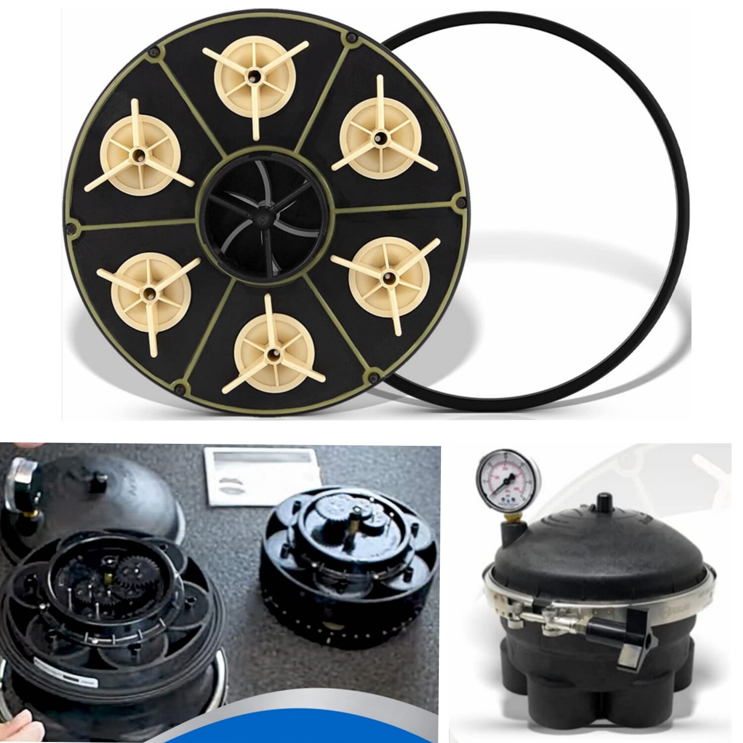 6 Port Module Water Valve with Valve Shell O-ring for Paramount 004-302-4408-00