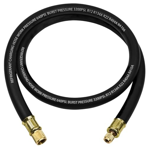 2026 Upgrade 1/2&Prime;HVAC Vacuum Hose,High-Flow Vacuum Certified 1/2&Prime; to 1/4&Prime;