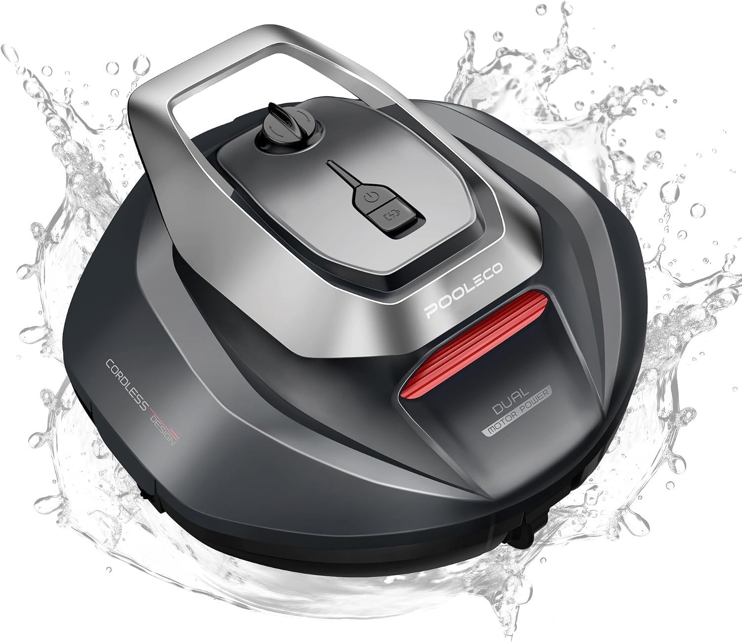 S110 Robotic Pool Cleaner: Cordless, Dual-Motor Suction for Effortless Cleaning