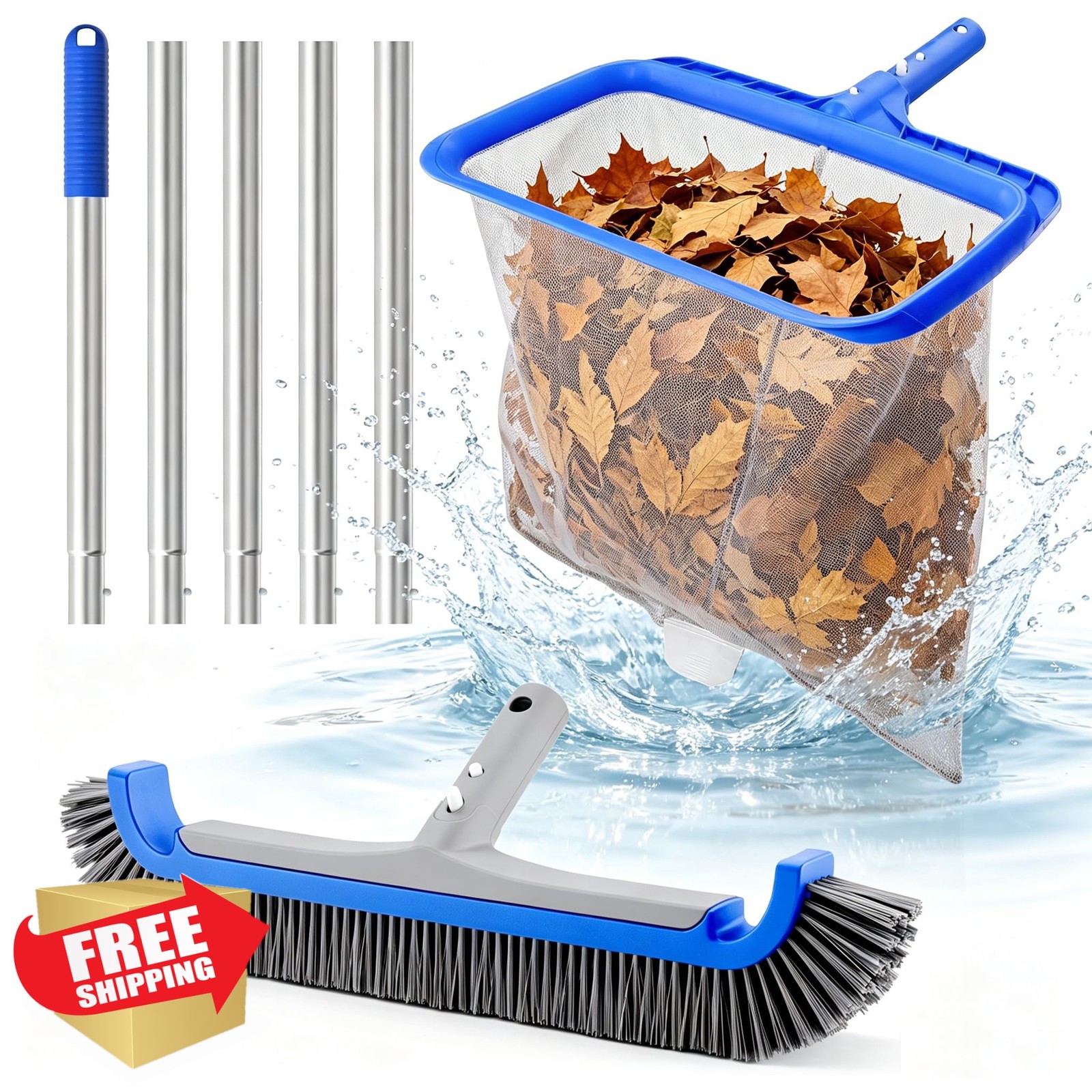 Consciot 3PCS Pool Cleaning Kit