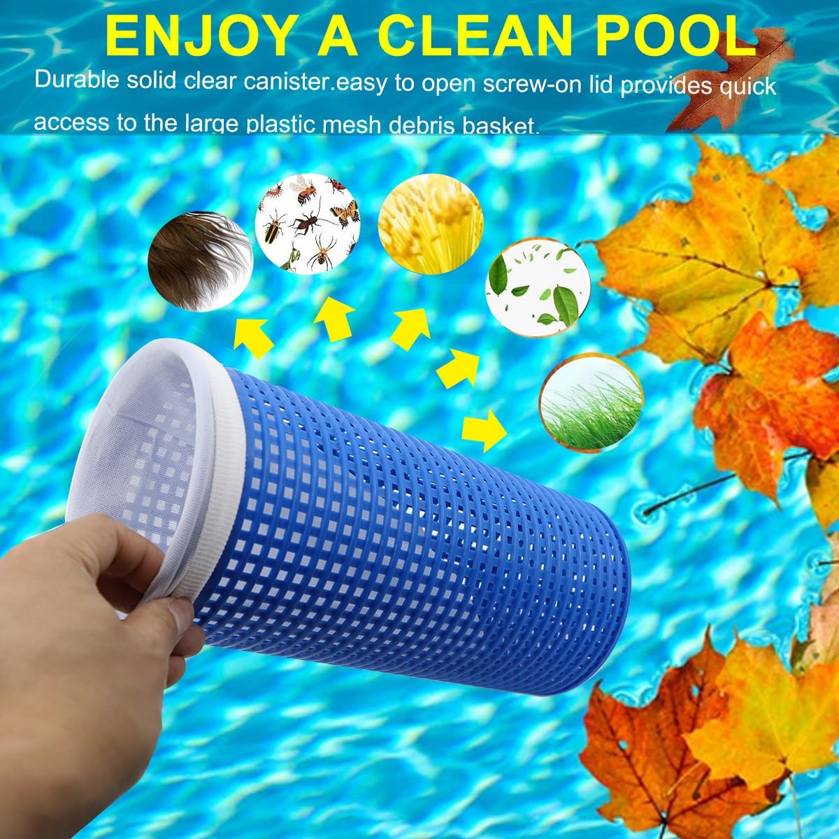 « Large Leaf Canister for Pool Vacuums InLine Filter with Mesh Basket »