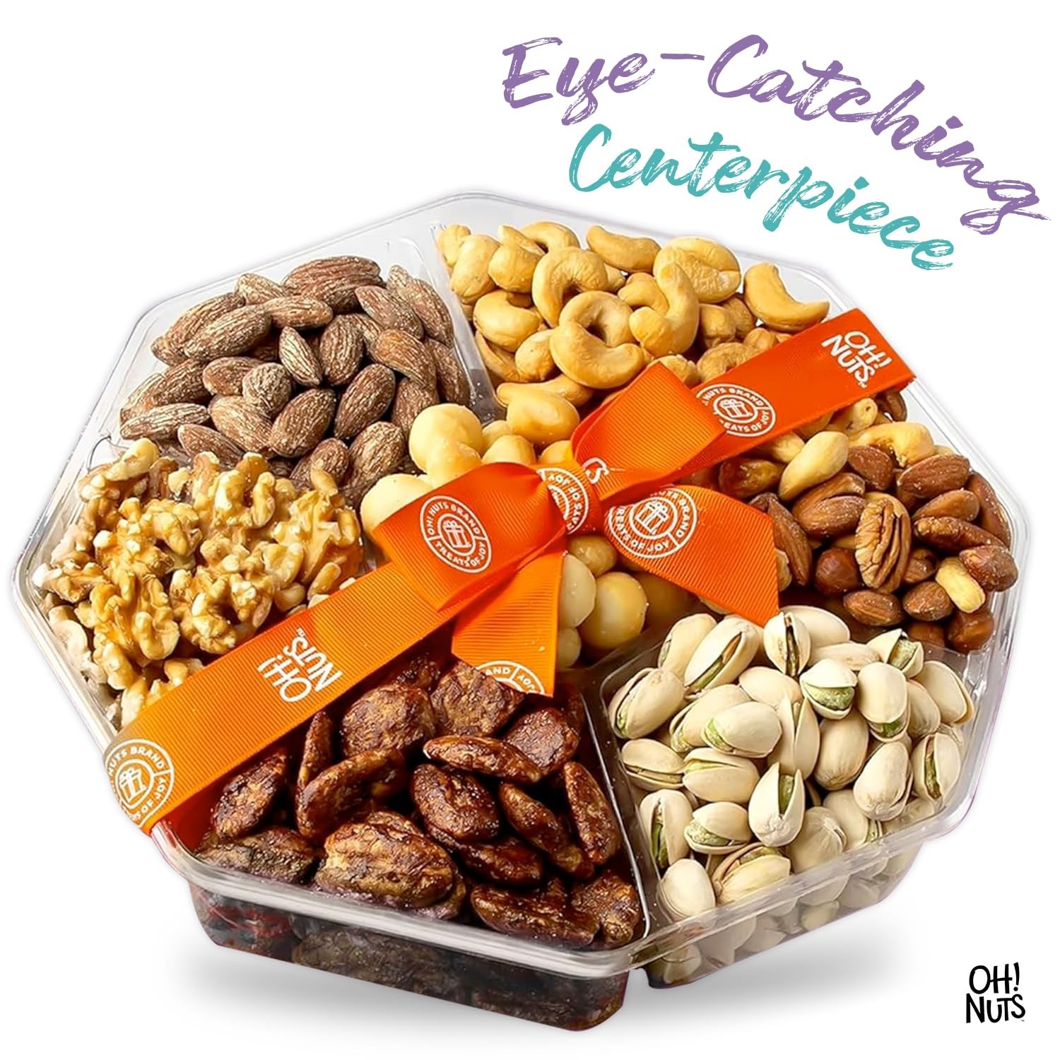 Oh Nuts 7 Variety Nuts Gift Basket Healthy Food Assorted Nuts Gifts Baskets …