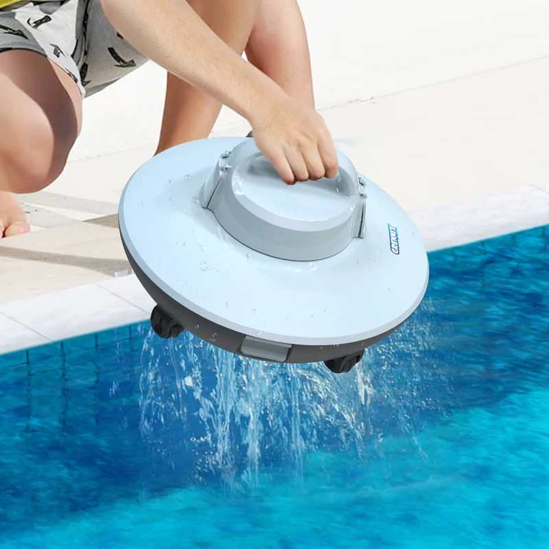 Seauto Cordless Robotic Pool Cleaner, Automatic Pool Vacuum w/ Powerful Suction