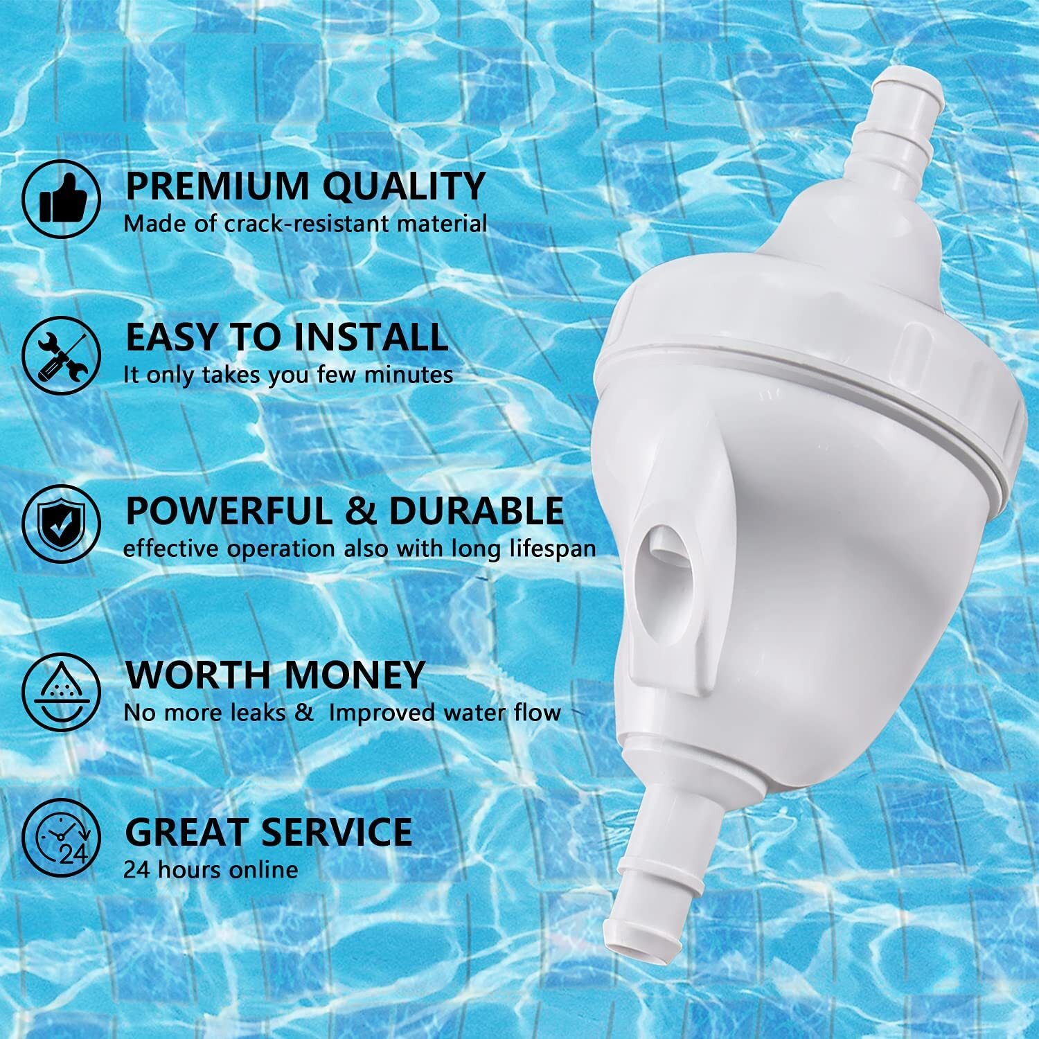 G52 Upgraded Backup Valve Replace Kit for Pool Cleaner Parts 180 280 380