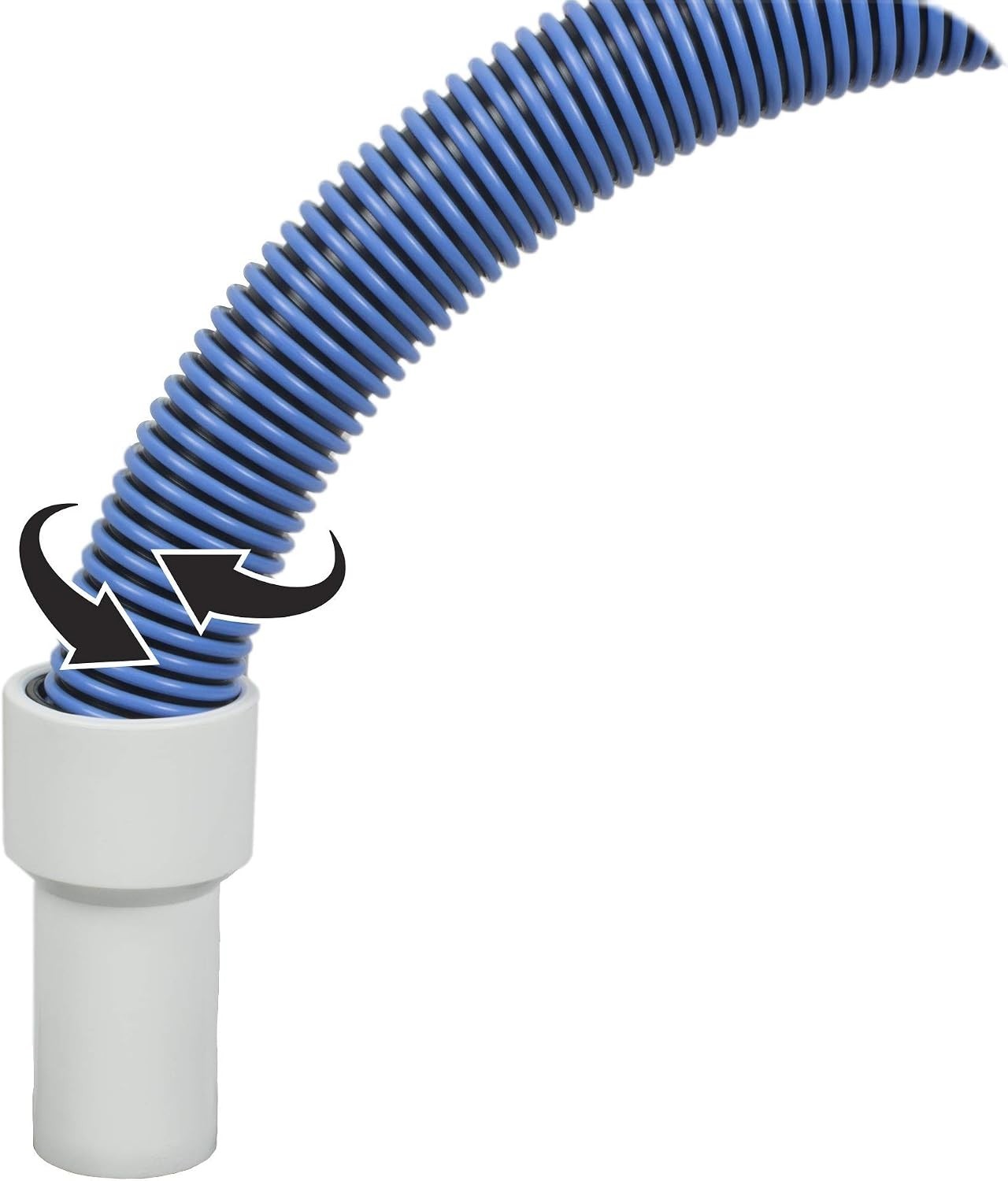 1.5&Prime; Spiral Pool Vacuum Hose Cuff Fits 1.5&Prime; Inch Pool Vacuum Hose 2 Pack