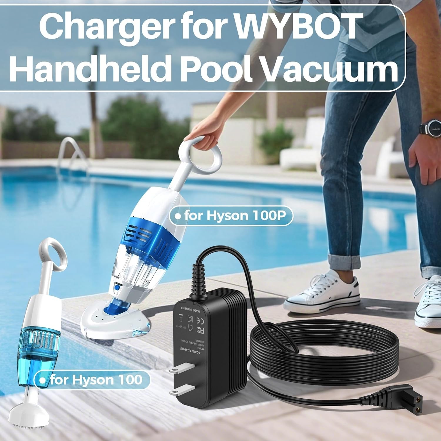 Smart Pool Vacuum Charger 12.6V for WYBOT Hyson Models – Overvoltage Protection