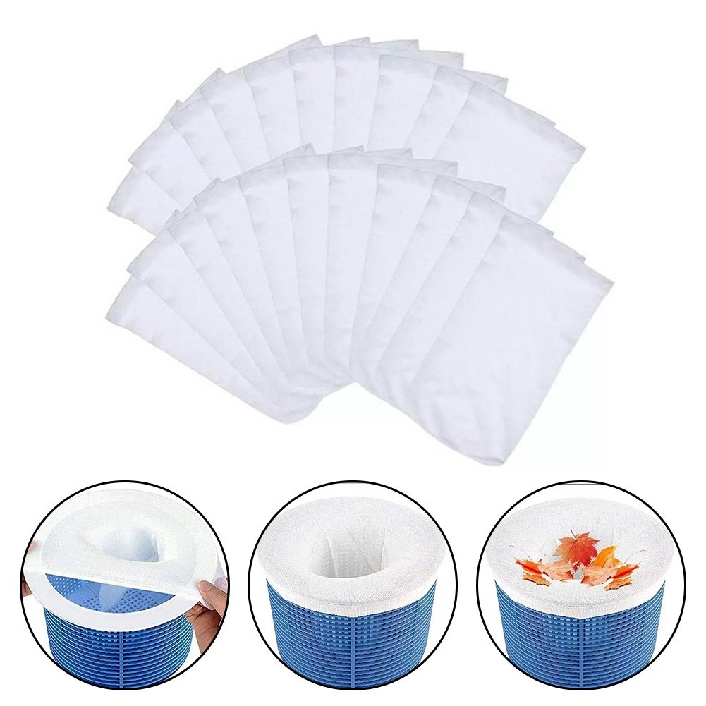 50 Pack For Pool Filter Socks Reliable Protection for Your For Pool Filter