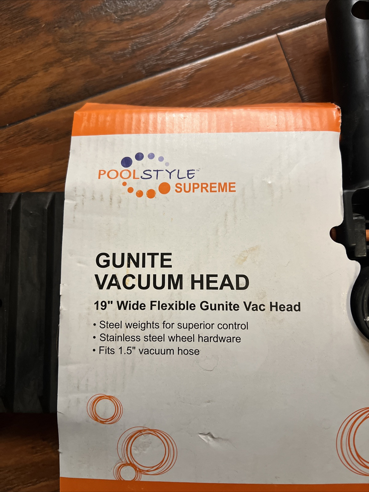 PoolStyle Supreme Gunite Vacuum Head 19&Prime; Wide Flexible PSL-40-0657 POOL