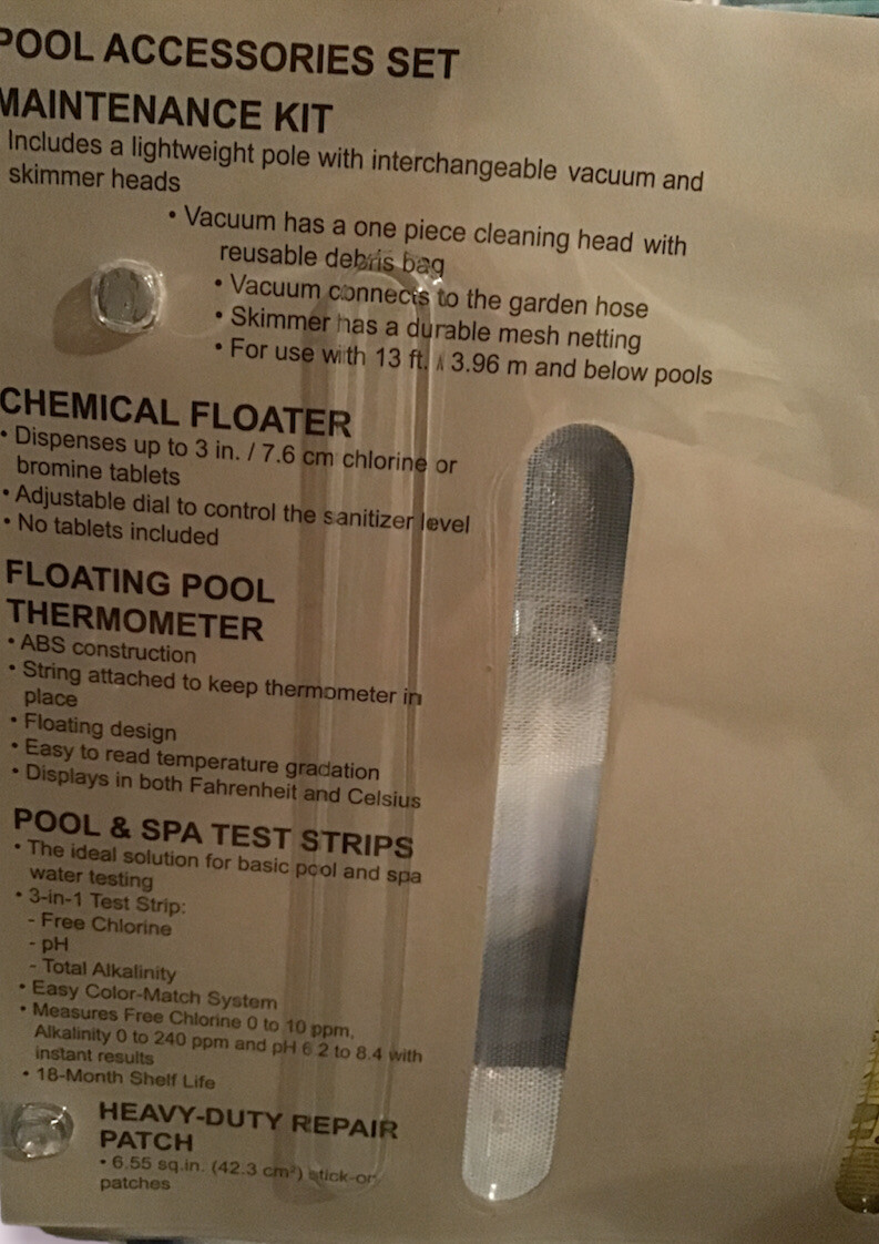 Bestway Flow Clear Pool Cleaning & Maintenance Accessories Set Kit