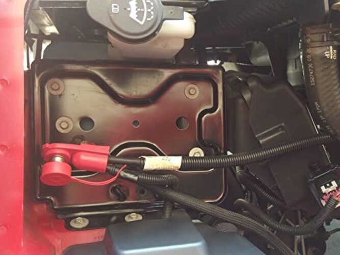 Driver Side Battery Tray Replacement With Base Clamp Kit Compatible with