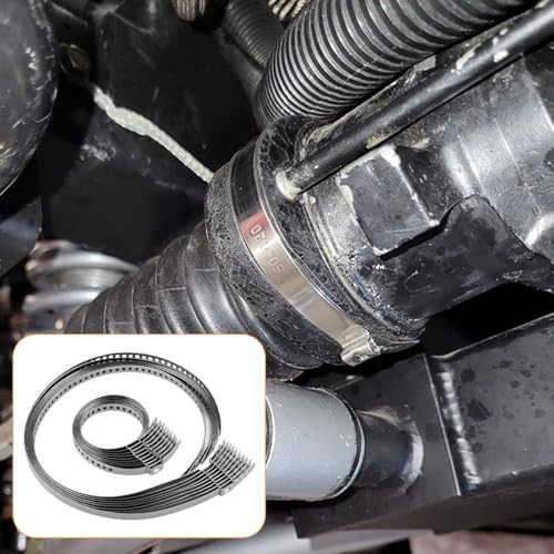 20PCS Car CV Boot Clamp Kit, Stainless Steel Vehicle 10PCS Small ＆ 10PCS Large