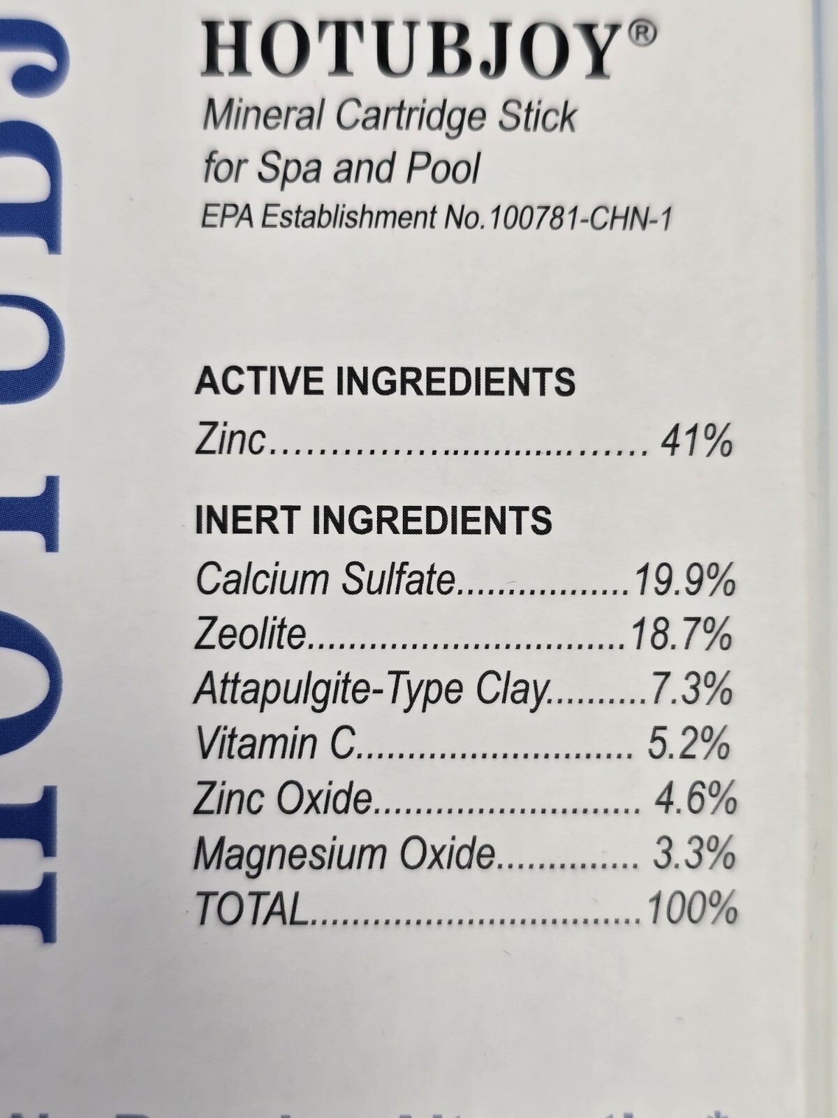 HOTUBJOY Mineral Cartridge Stick for Spa & Pool 3-Pack