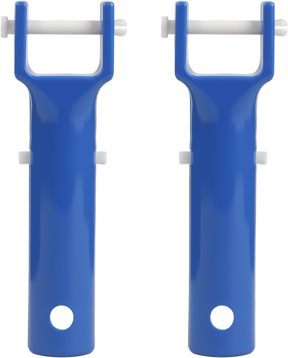 Pool Vacuum Head Handle Replacement Parts with V-Clip & Pin – 2 Pack