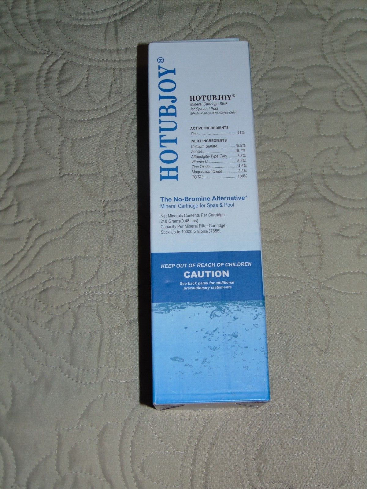 HOTTUBJOY MINERAL CARTRIDGE STICK FOR SPA AND POOL – FREE SHIPPING