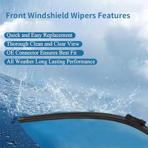 Wiper Blades for 2021-2026 Ford Bronco Sport — 22&Prime; + 21&Prime; Fit BRONCO SPORT 21-26