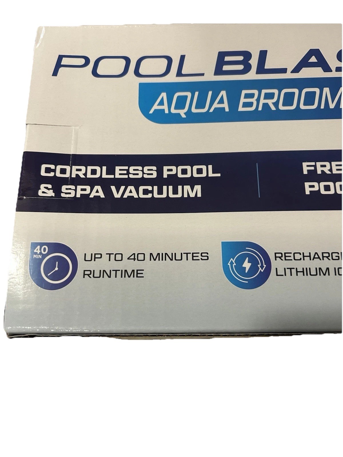2 New Water Tech Pool Blaster Aqua Broom Handheld Battery Operated Spa Pool Vac