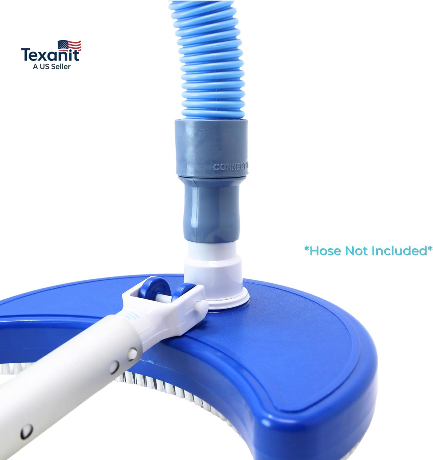 HYDROTOOLS Manual Pool Vacuum Head Attachment for Inground & above Ground Pools