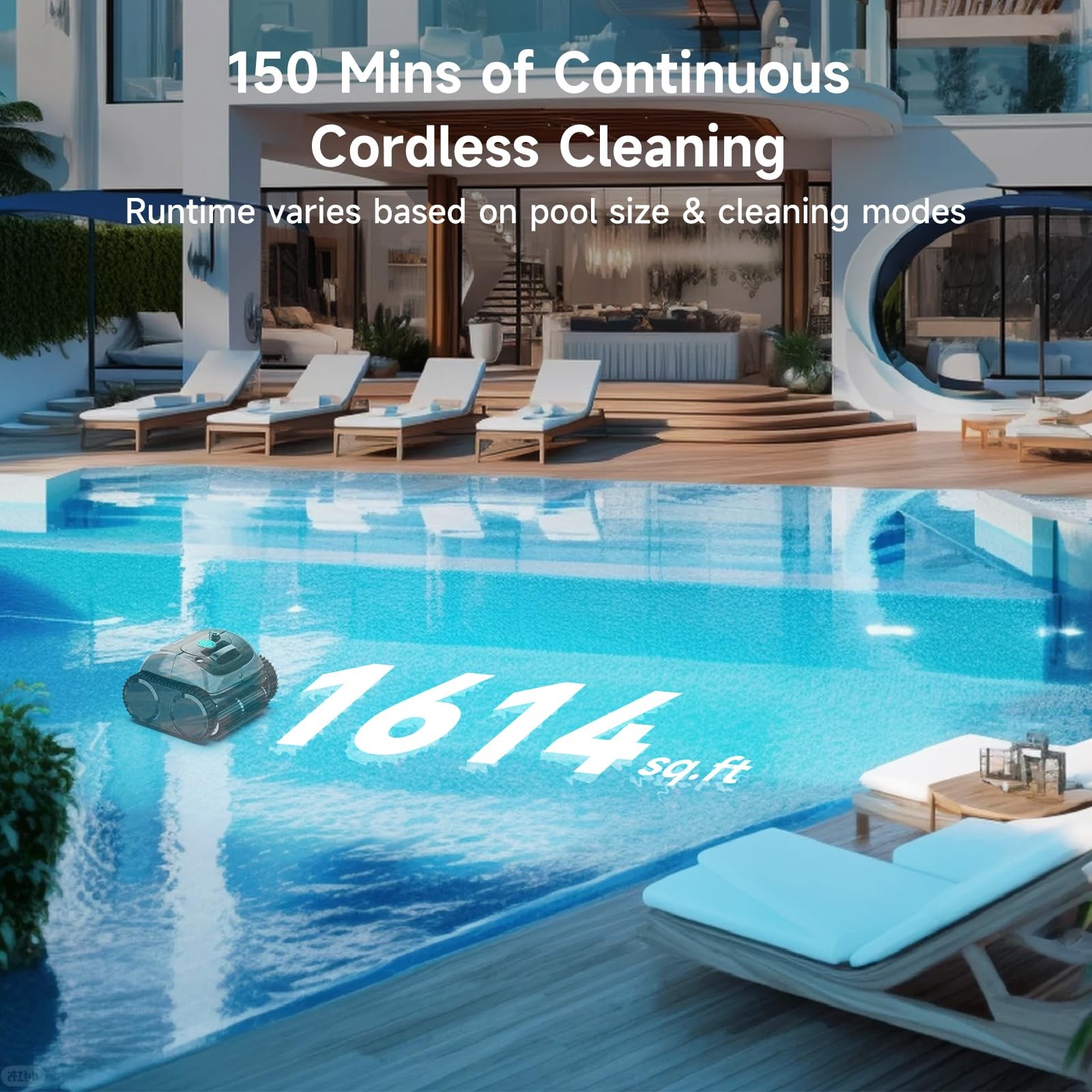 (2026 NEW) WYBOT C1 Robotic Pool Vacuum for Inground Pools, Starry Green