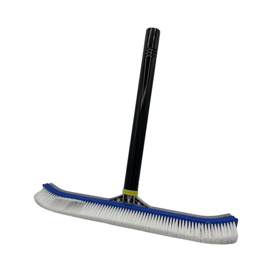 Heavy Duty Pool Brush with Pole. 32mm Stainless Steel, Pole 8ft
