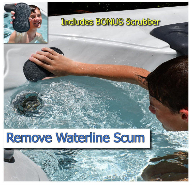 Handheld Skimmer with Fine Mesh for Spa, Hot Tub, Plunge & Small Pool (Yellow)