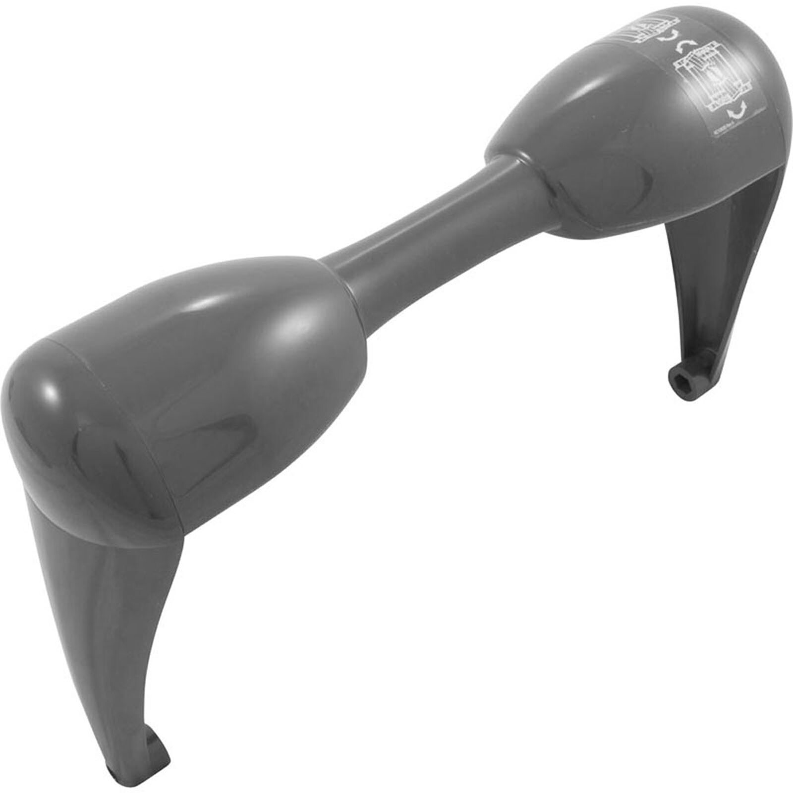 Handle Assembly, Hayward TigerShark, New Version, Dark Gray