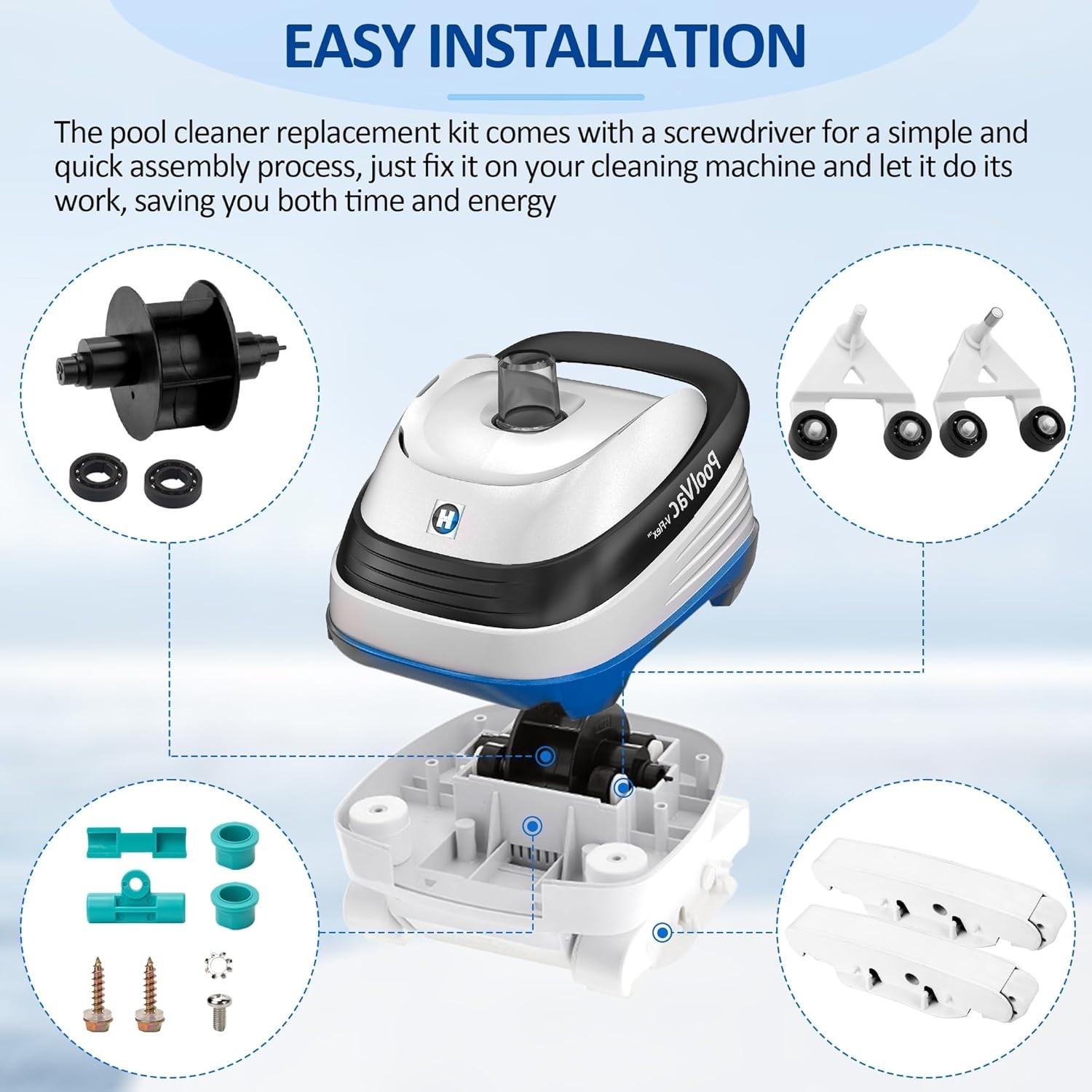 Hayward Pool Vac XL/Navigator Pro A-Frame and Pod Tune-Up Kit Replacement