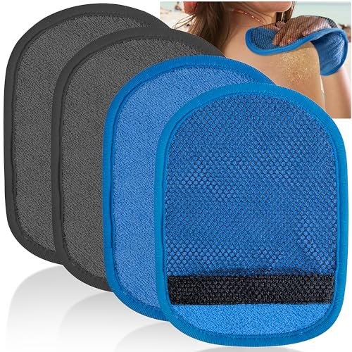 codree Sand Remover for Beach- Soft Sand Wipe Off Mitts- Beach Sands 4 Pcs