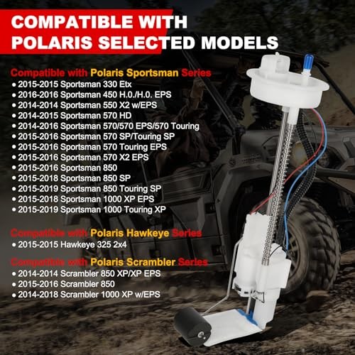 Fuel Pump Assembly with Tank Seal Compatible with Polaris Sportsman 570 47-1002