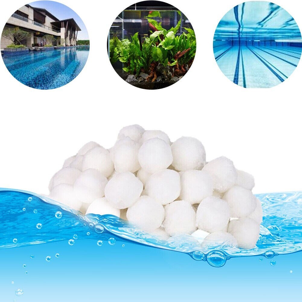 Premium Fiber Filtration Media for Swimming Pool Sand Filters 200g 1000g