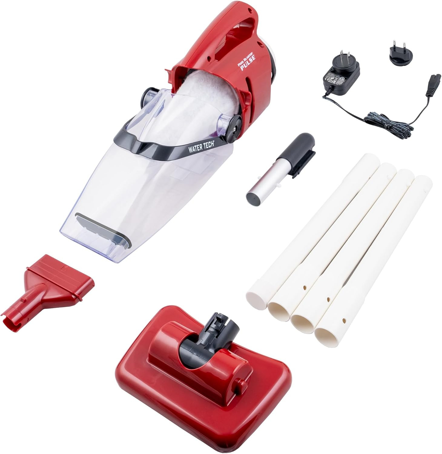 Pulse Cordless Pool Vacuum W/Pole Set – Large Debris Capacity & Fast Hoseless Cl