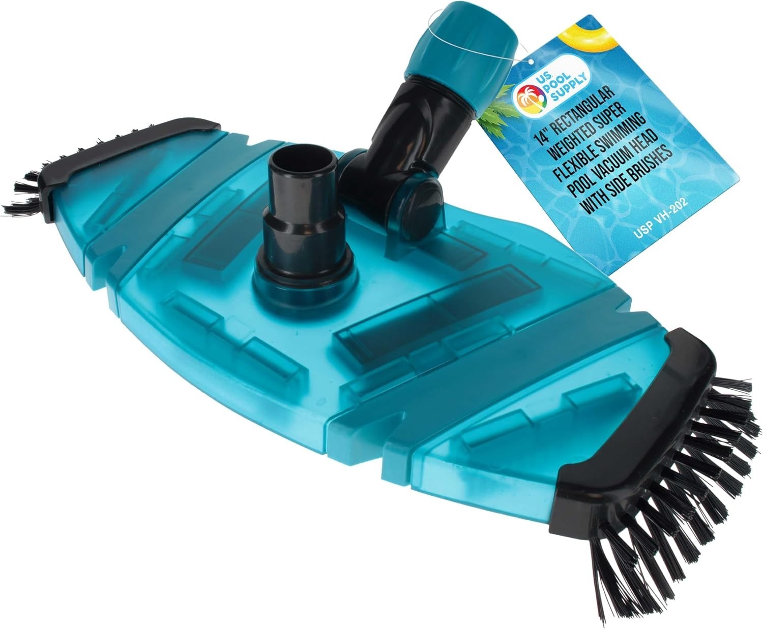 Effortless Pool Cleaning: 14&Prime; Weighted Vacuum Head for Inground & Above-Ground