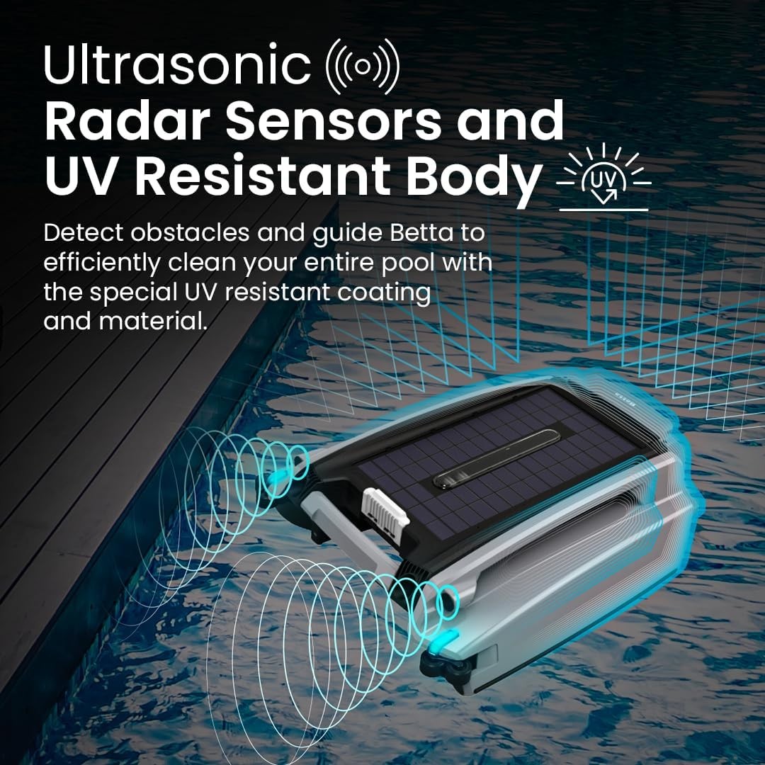 Betta SE Plus Solar Pool Skimmer – 24/7, Twin Motors, Shallow Water Safe