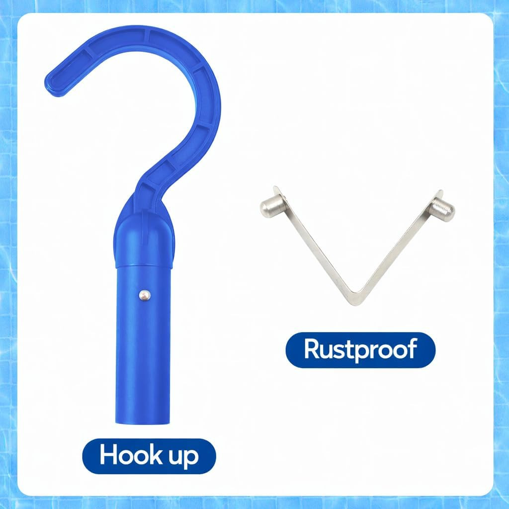 Hook for All Robotic Pool Cleaner, Accessories Bigger Hook Customized for Pool V