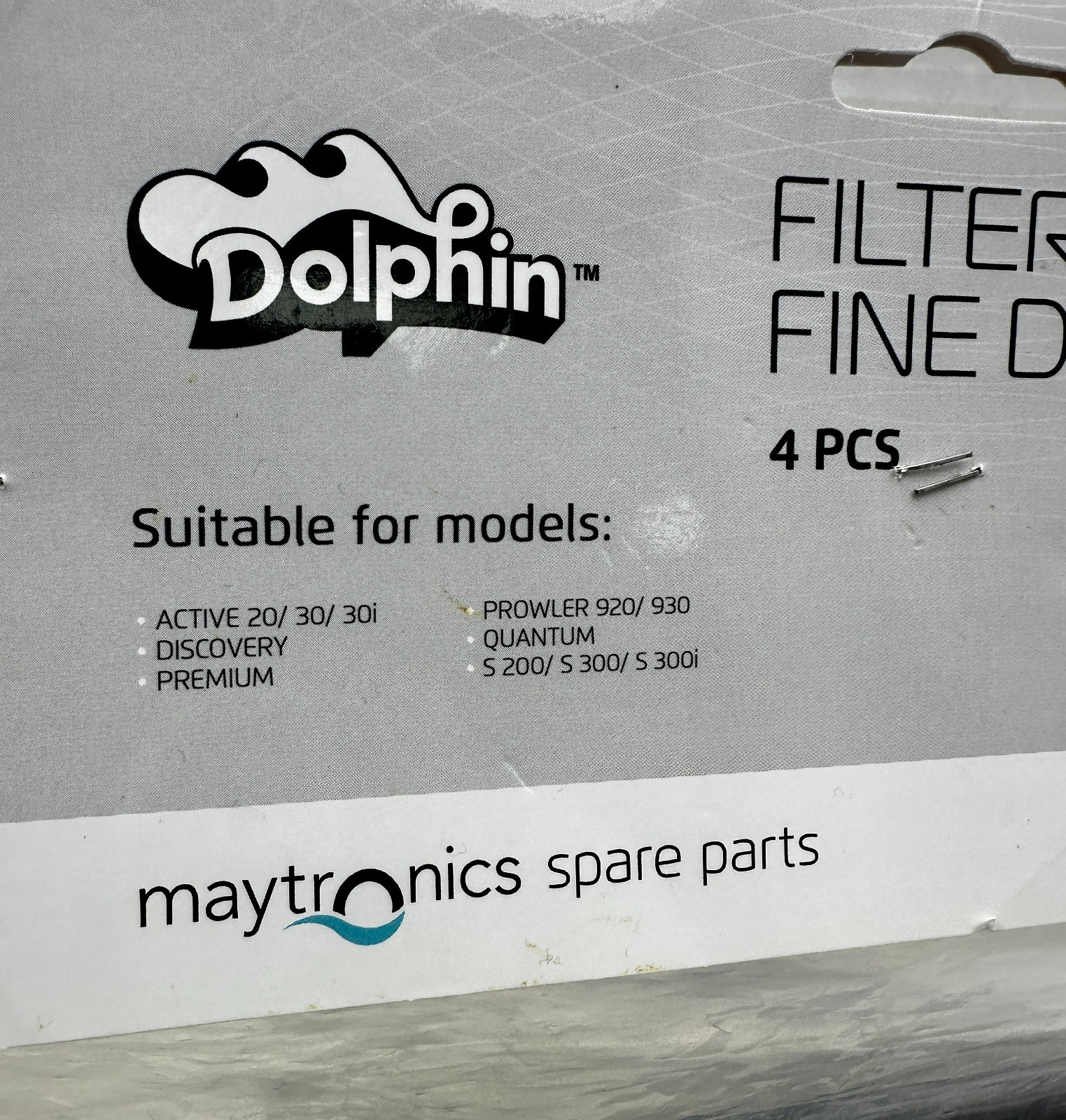 Genuine Maytronics Dolphin Fine Debris Filter Panels 4pcs 9991467-R4