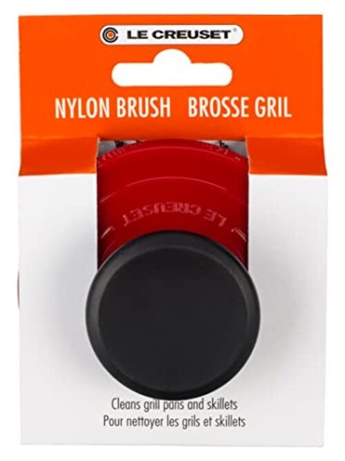 Le Creuset Nylon Brush, 3 1/4&Prime; 3 1/4&Prime; x 3 1/4&Prime; Cerise