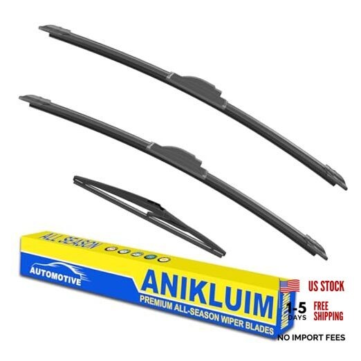 26&Prime;+ 16&Prime; Wiper Blades with 10&Prime; Rear Wiper Blades Set Replacement for 2013