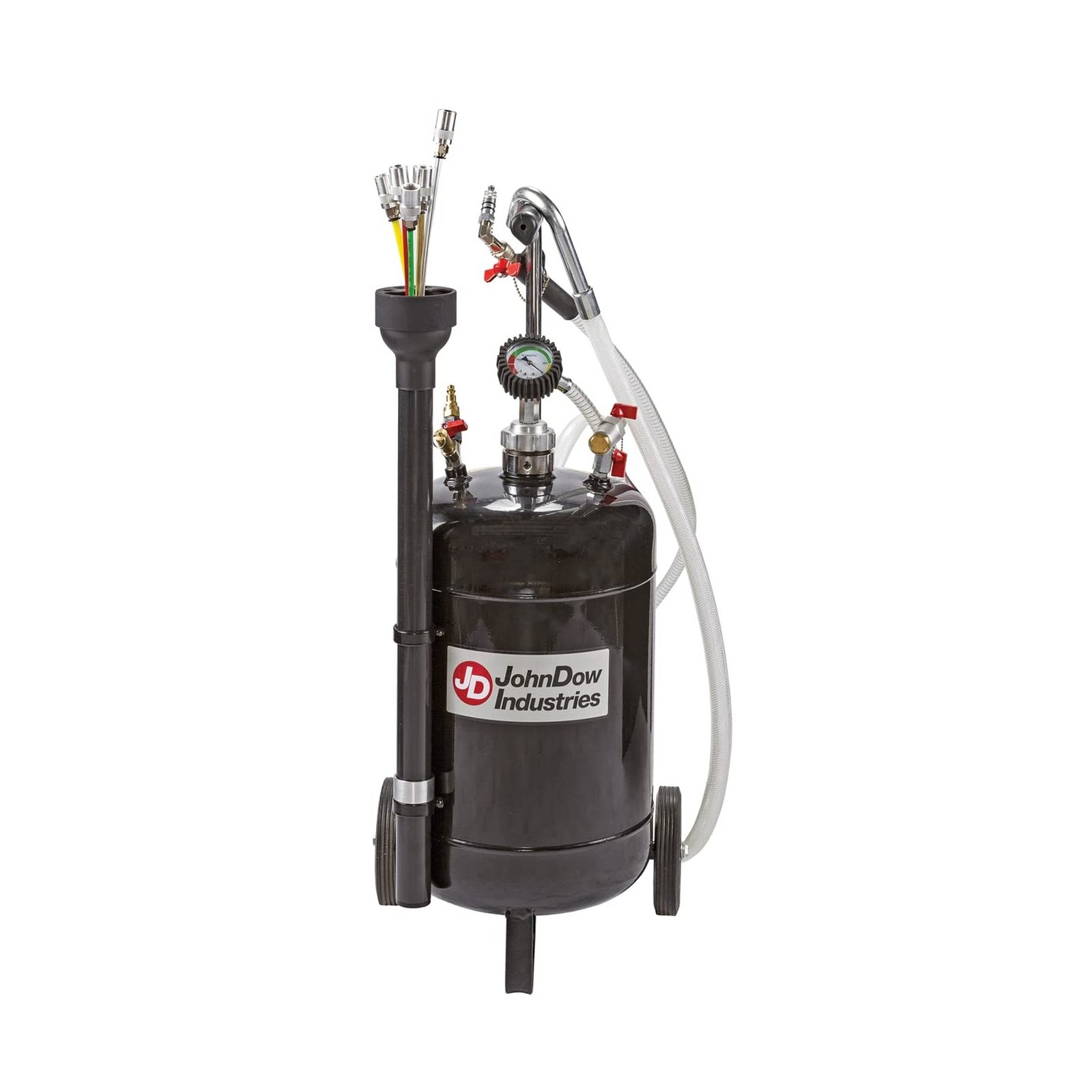JohnDow Industries 6 Gallon Fluid Evacuator with Venturi Vacuum System, Vacuu…