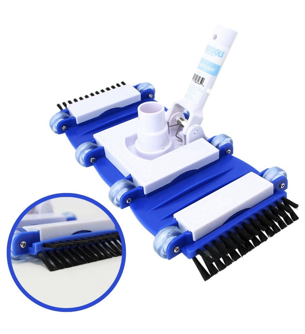 Swimline HydroTools 8165 Swimming Pool Flexible Weighted Vacuum Head w/ Brushes