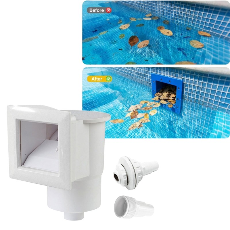 Hard ABS Plastic Pool Cleaner With Removable Basket And Seal Tape