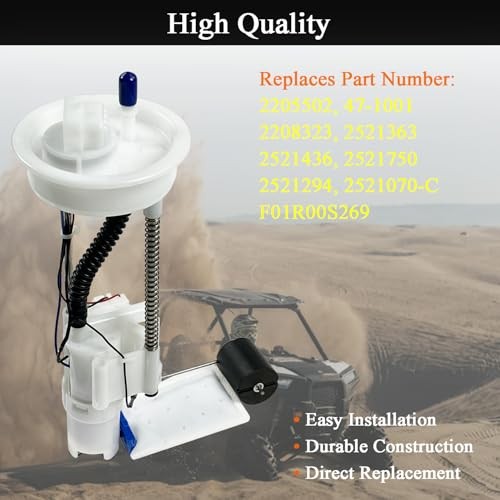 Electric Fuel Pump Assembly for Polaris RZR 1000 4 XP 1000xp EPS, RZR 900 S