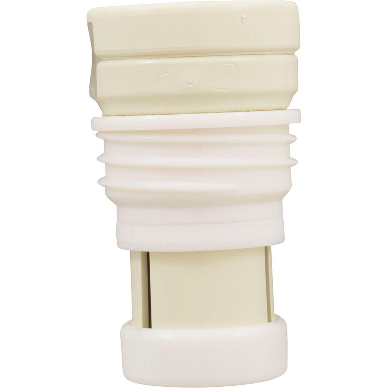 4-9-405 Zodiac High Flow Threaded Cleaning Head, Light Cream